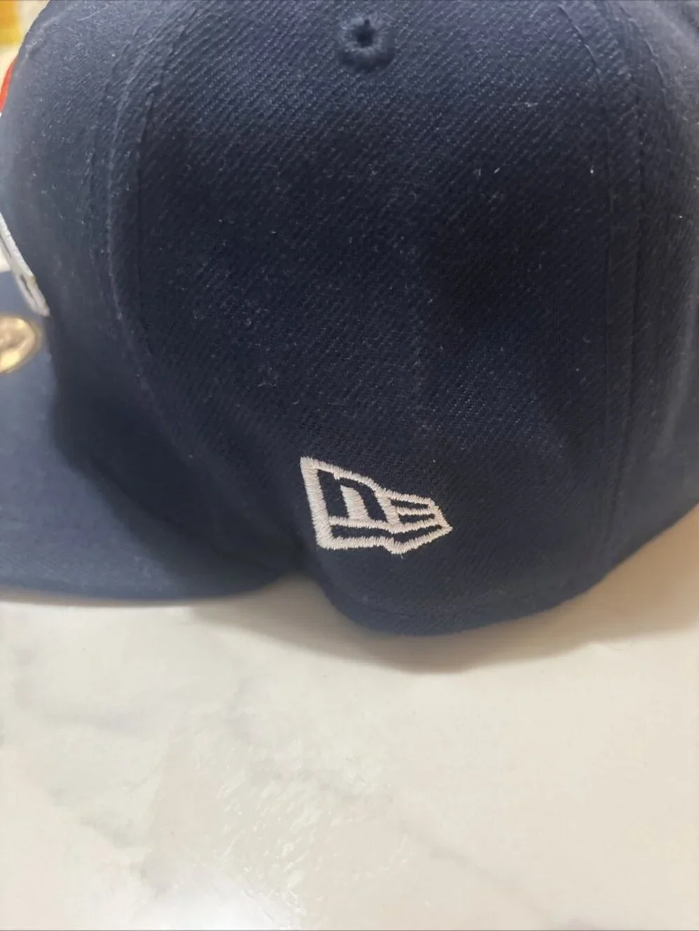 New Era Denver Broncos 9Fifty Basic Navy Adjustable Snapback Hat Cap